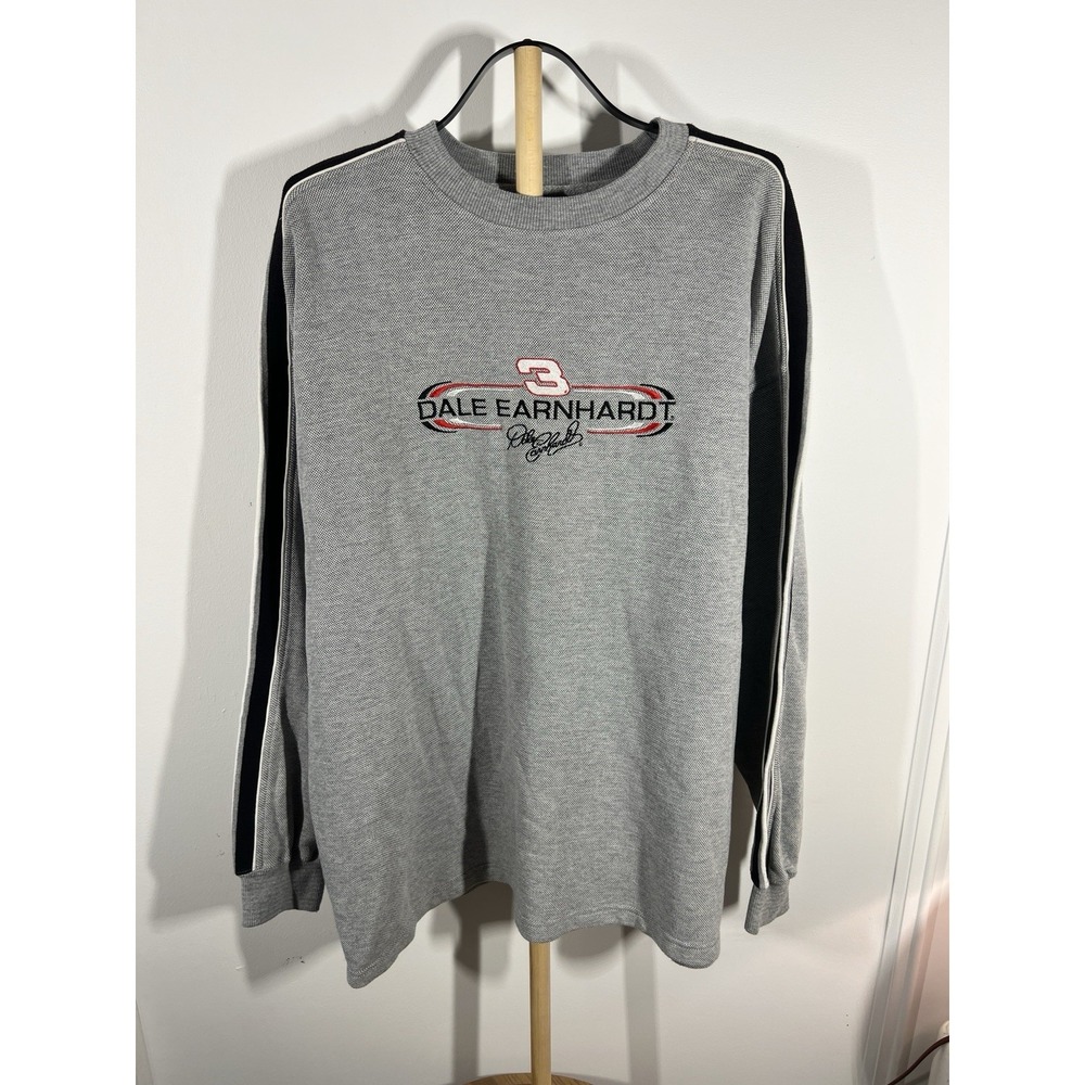 Vintage Dale Earnhardt #3 Chase Authentics Shirt Mens XL Gray NASCAR Racing